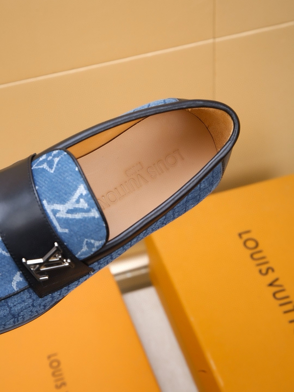 ルイヴィトン靴角部分ディテール